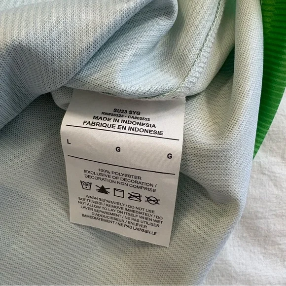 Nike LFC Men's Green and White Away Jersey - Picture 5 of 9